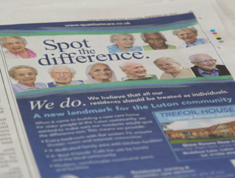 Care Home Marketing | Print Advertising